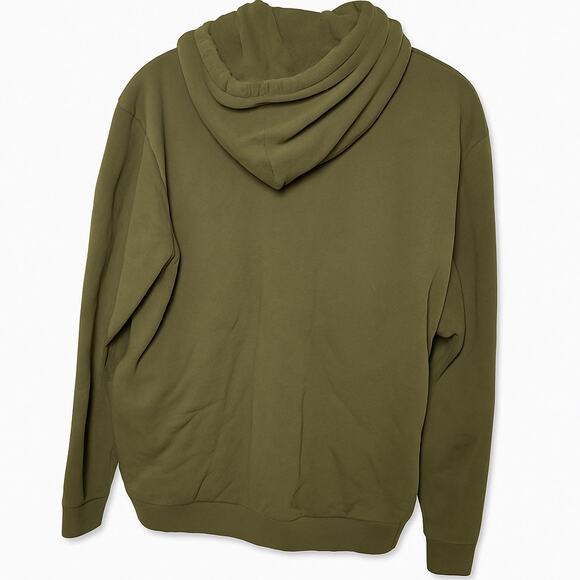 Love Moschino Olive Green Logo Hoodie Men’s 2XL – Stylish Streetwear Sweatshirt - Picture 3 of 7